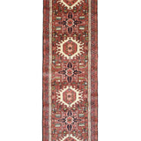 Vintage Qarajeh Wool Runner, full rug view. Original catalog photograph; SKU RR32388.