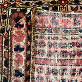Vintage Shalamzar Bakhtiari Rug — Four Garden Panels with Floral & Architectural Motifs. Original rug photograph; SKU RR32416; source RR 32416 IMG_6699.