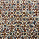 Vintage Moud Rug — Fine Allover Herati with Red & Deep Blue Borders. Original rug photograph; SKU RR32434; source RR 32434 IMG_6766.