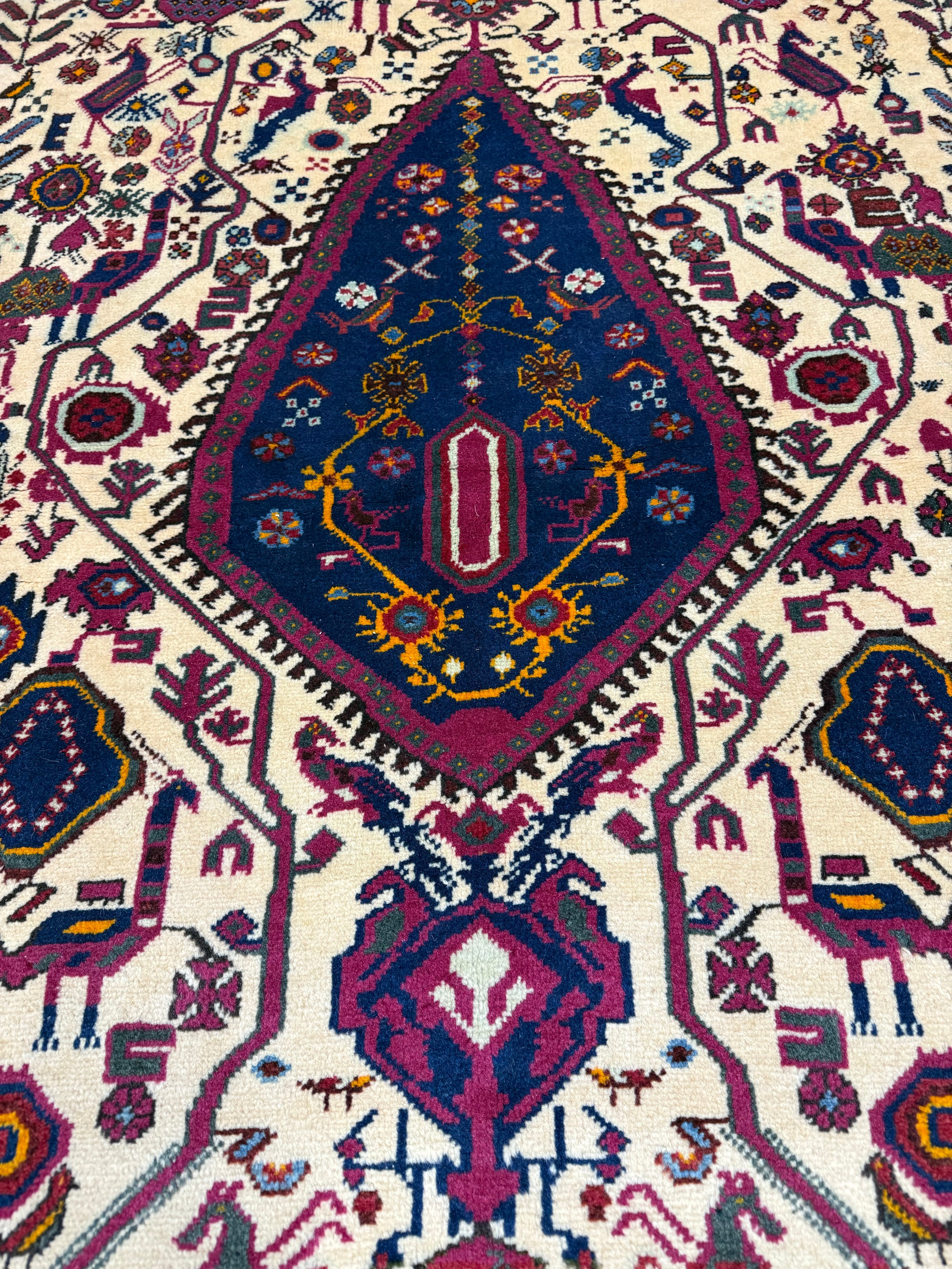 Vintage Sirjan Luri Afshar Rug. Original rug photograph; SKU RR32447; source RR 32447 IMG_6620.