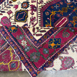 Vintage Sirjan Luri Afshar Rug. Original rug photograph; SKU RR32447; source RR 32447 IMG_6621.