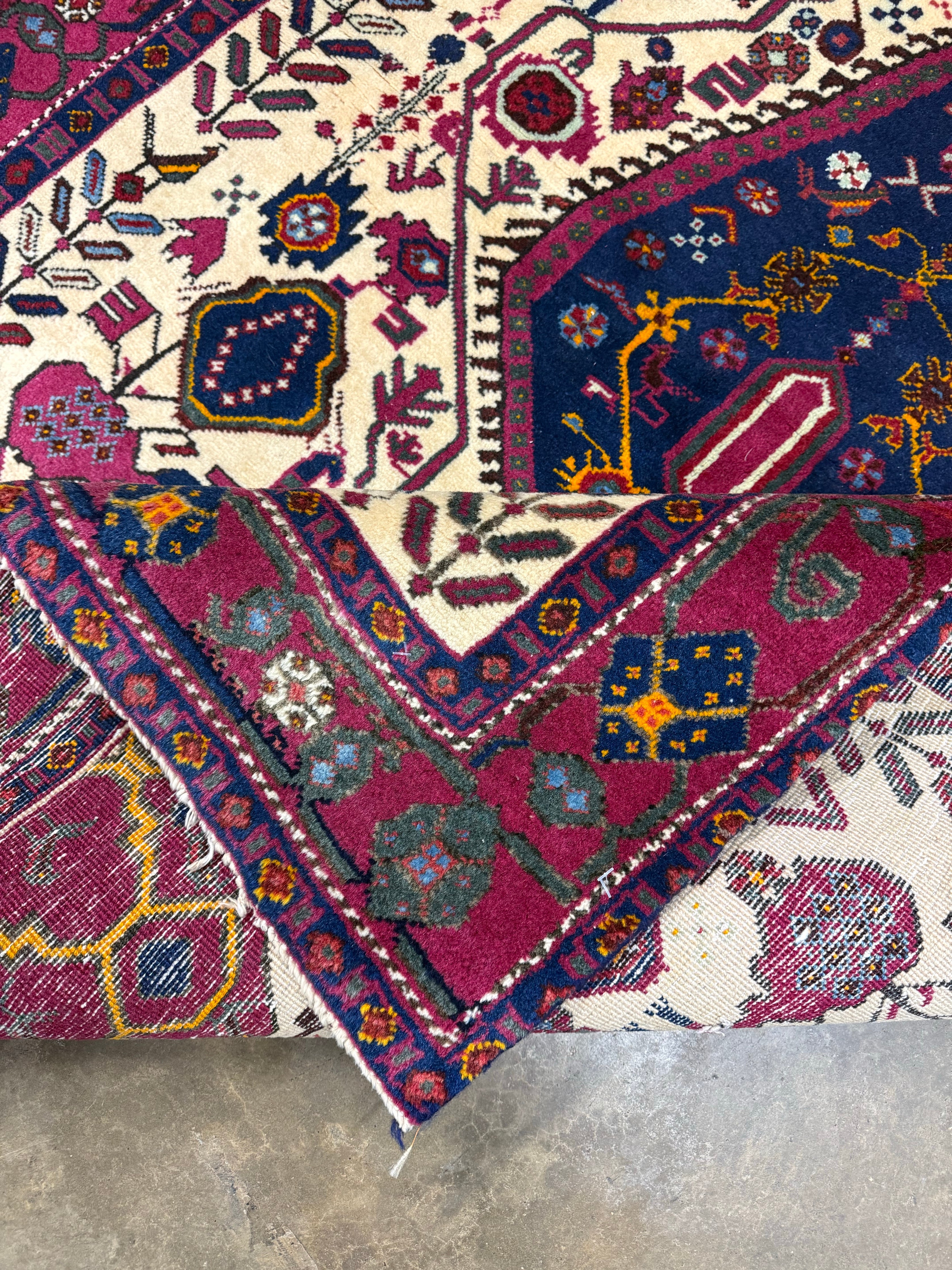 Vintage Sirjan Luri Afshar Rug. Original rug photograph; SKU RR32447; source RR 32447 IMG_6621.