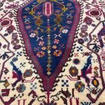 Vintage Sirjan Luri Afshar Rug. Original rug photograph; SKU RR32447; source RR 32447 IMG_6632.