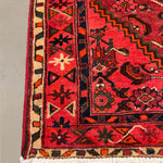 Vintage Zarrin Gol Zanjan Wool Rug. Edited documentary rug photograph; SKU RR 32889; source IMG_7494.
