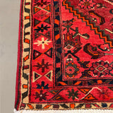Vintage Zarrin Gol Zanjan Wool Rug. Edited documentary rug photograph; SKU RR 32889; source IMG_7494.