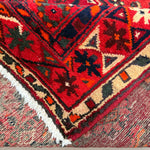 Vintage Zarrin Gol Zanjan Wool Rug. Edited documentary rug photograph; SKU RR 32889; source IMG_7506.