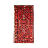 Vintage Zarrin Gol Zanjan Wool Rug, full rug view. Original catalog photograph; SKU RR 32889.