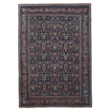 Vintage Mashhad Khorasan Rug, top view on white background, hand-knotted wool pile. SKU RR 30636.
