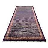 Persian Sarabend Rug, lengthwise view, hand-knotted wool with blue colouring. SKU RR 30661.