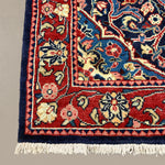 Vintage Arak Runner, corner, border and fringe detail, hand-knotted wool pile. SKU RR 30663.