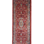 Persian Arak Runner, top view on white background, hand-knotted wool pile. SKU RR 30674.