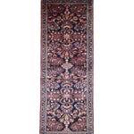 Persian Lilihan Runner, top view on white background, hand-knotted wool pile. SKU RR30734.