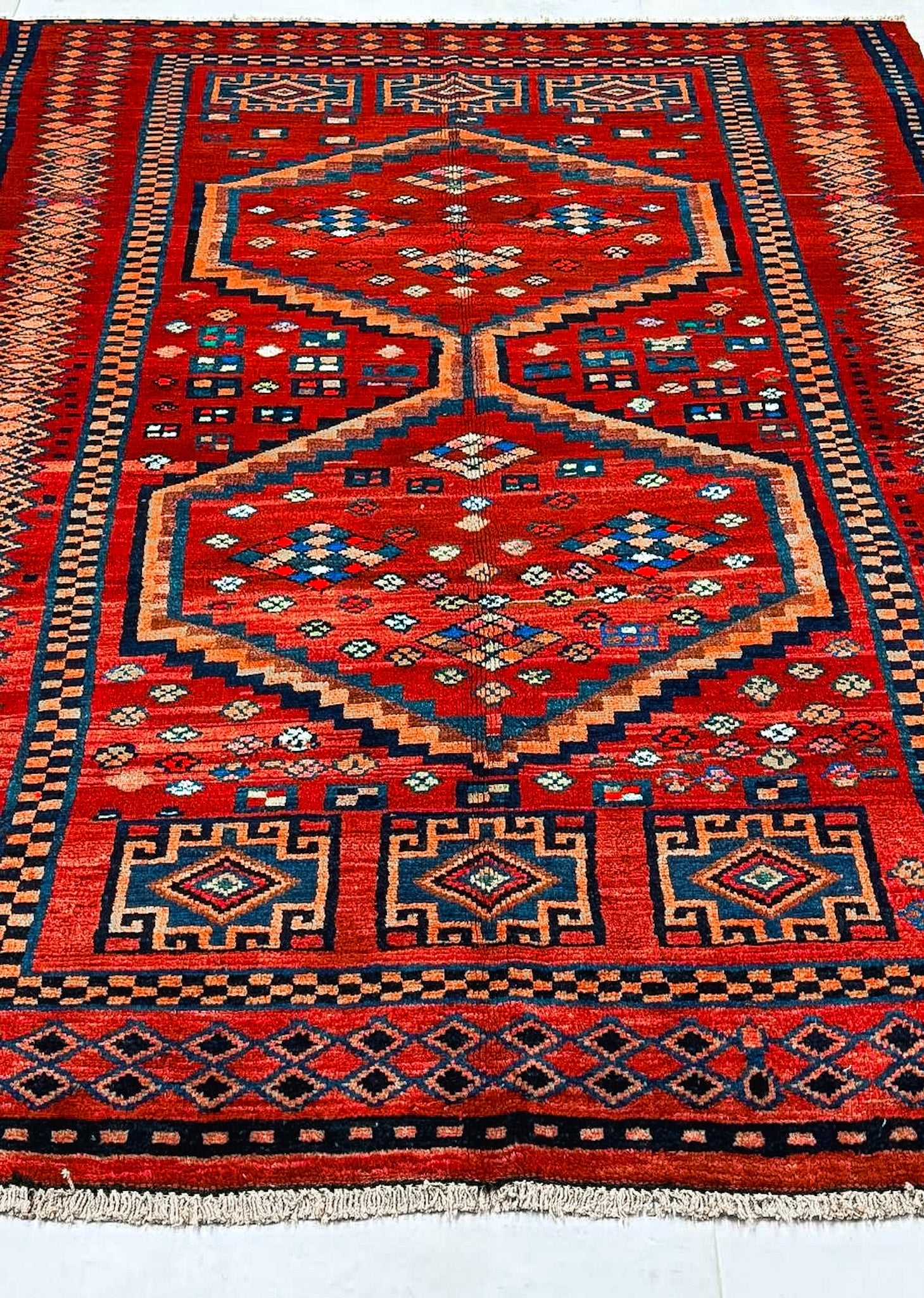Persian Hamadan Rug | 5' 7" x 7' 10" Rug the Rock