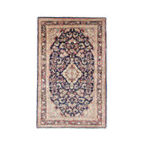 Vintage Mahallat Rug, top view on white background, hand-knotted wool pile. SKU RR 30875.