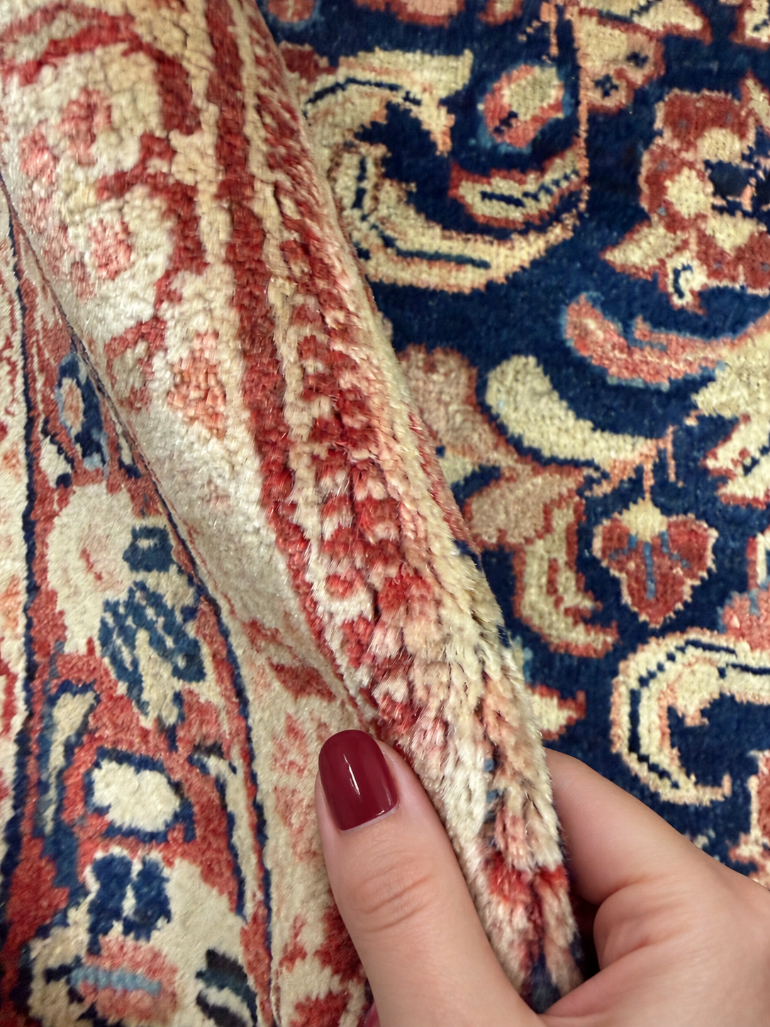 Vintage Mahallat Rug. Original rug photograph; SKU RR30875; source IMG_7765.