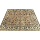 Vintage Marand Tabriz Rug, front perspective view of the complete rug, hand-knotted wool pile. SKU RR 32200.