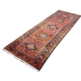 Persian Afil Azerbaijan Runner, diagonal full view, hand-knotted wool pile. SKU RR 32236.