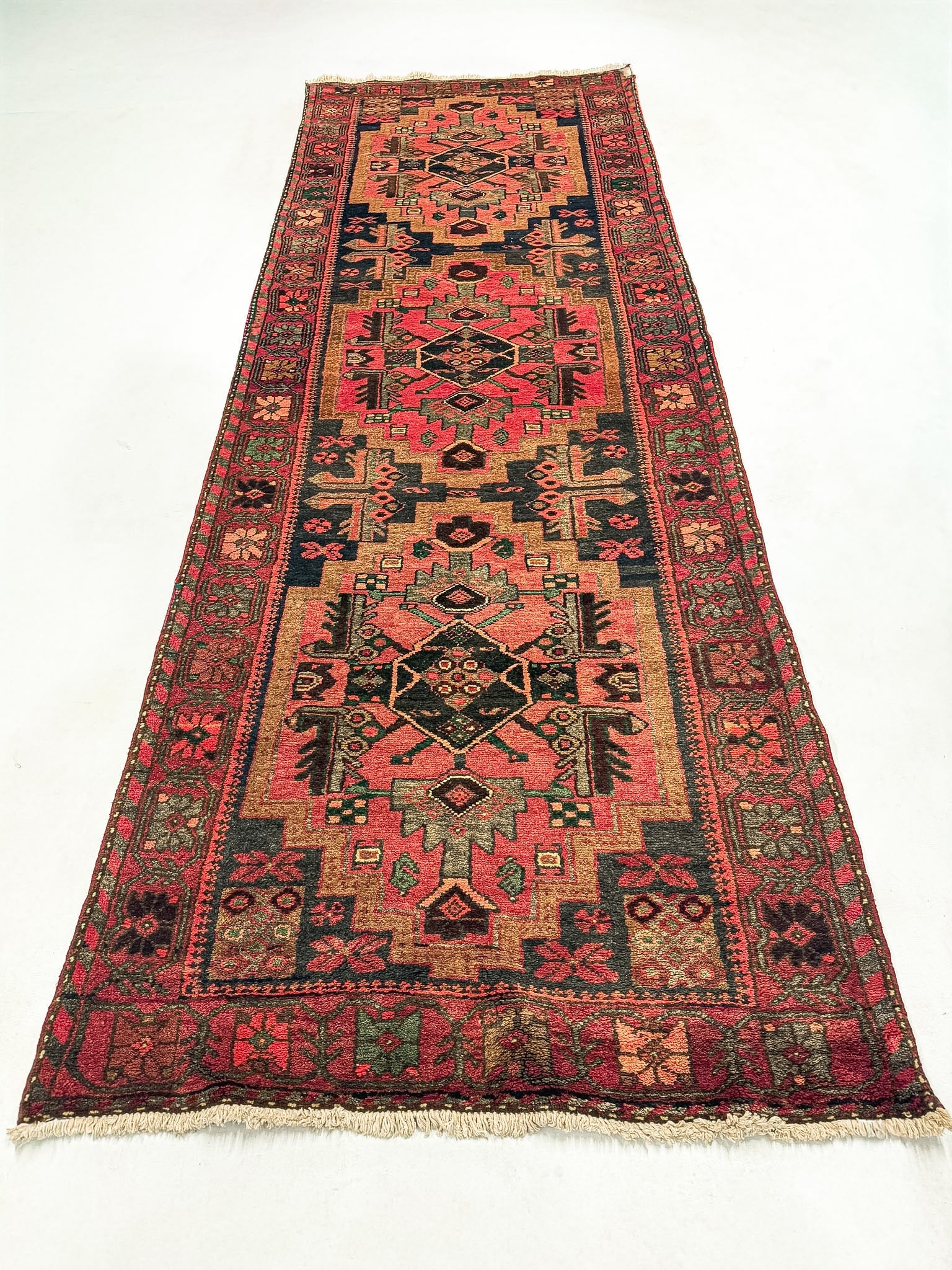 Persian Hamadan Runner Rug | 3' 4" x 10' Rug the Rock