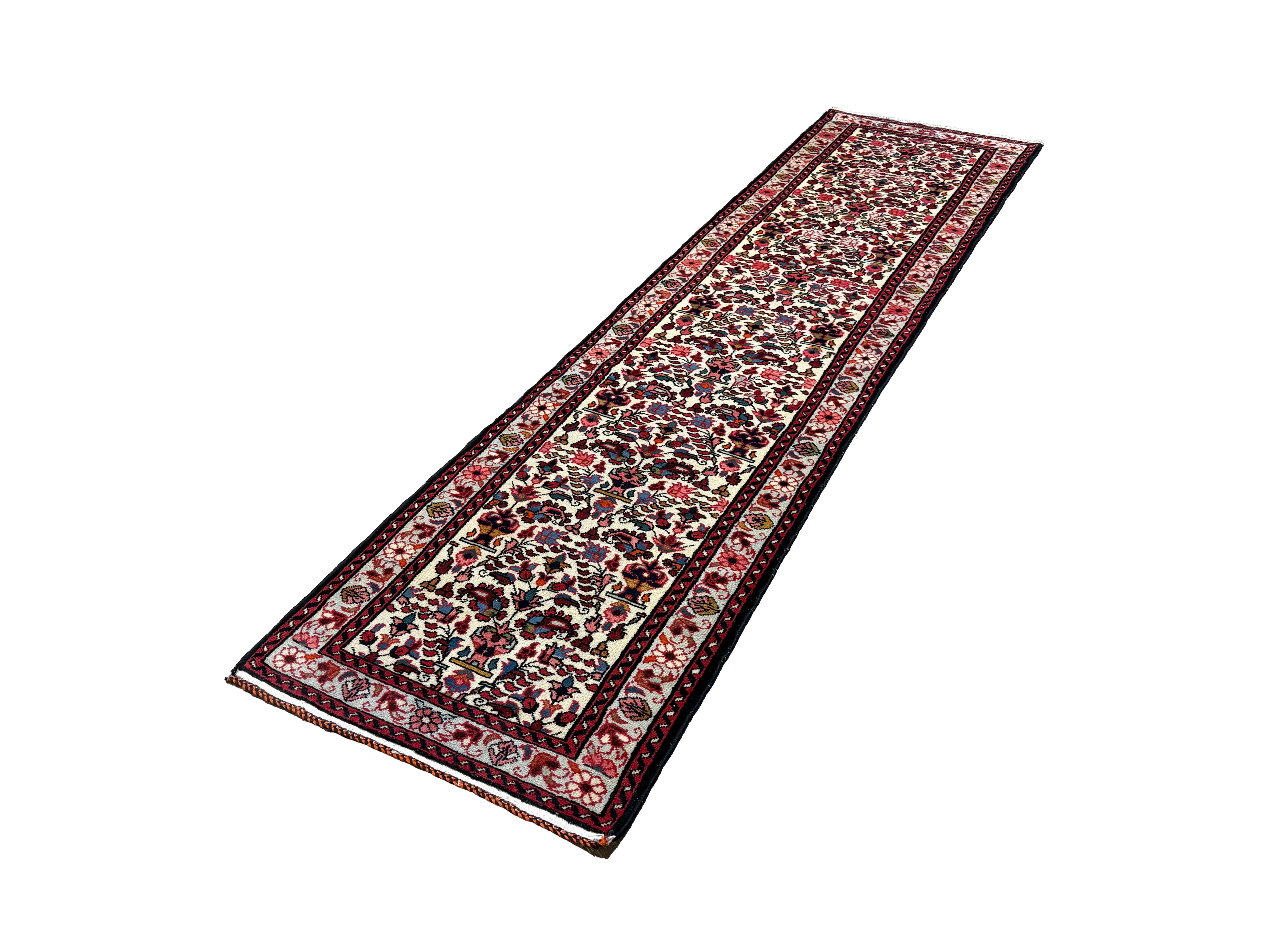 Persian Tafresh Runner, diagonal full view, hand-knotted wool pile. SKU RR 32377.