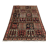 Persian Shalamzar Bakhtiari Rug, lengthwise view, hand-knotted wool with red colouring. SKU RR 32416.