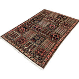 Persian Shalamzar Bakhtiari Rug, diagonal full view, hand-knotted wool with red colouring. SKU RR 32416.