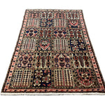 Persian Shalamzar Bakhtiari Rug, lengthwise view, hand-knotted wool with red colouring. SKU RR 32416.