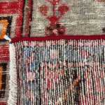Vintage Zanjan Rug — Large Geometric Medallion on Red with Light Corner Motifs. Original rug photograph; SKU RZ101; source RZ 101 IMG_6658.