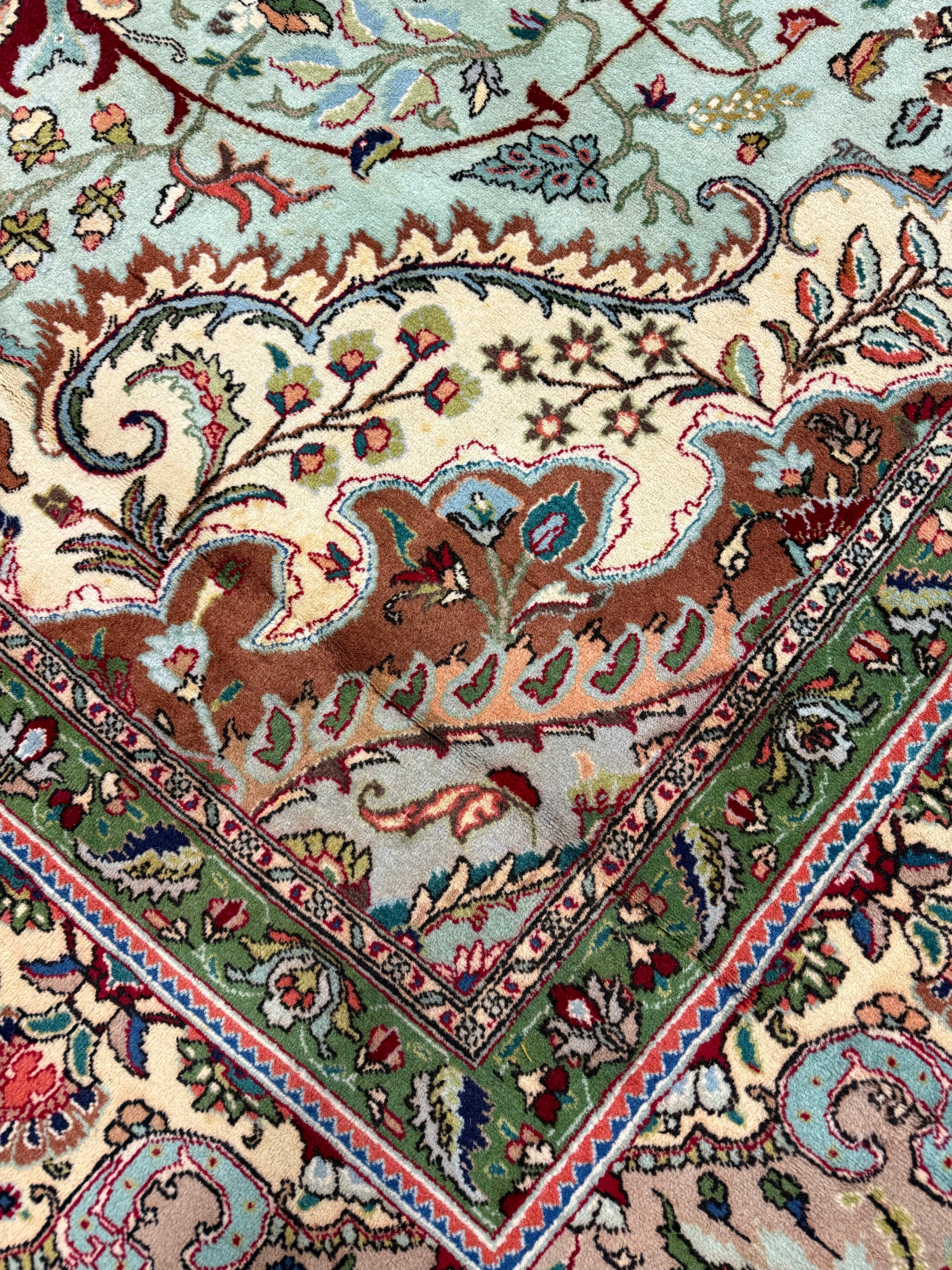 Vintage Tabriz Rug. Original rug photograph; SKU RZ5000; source IMG_8063.