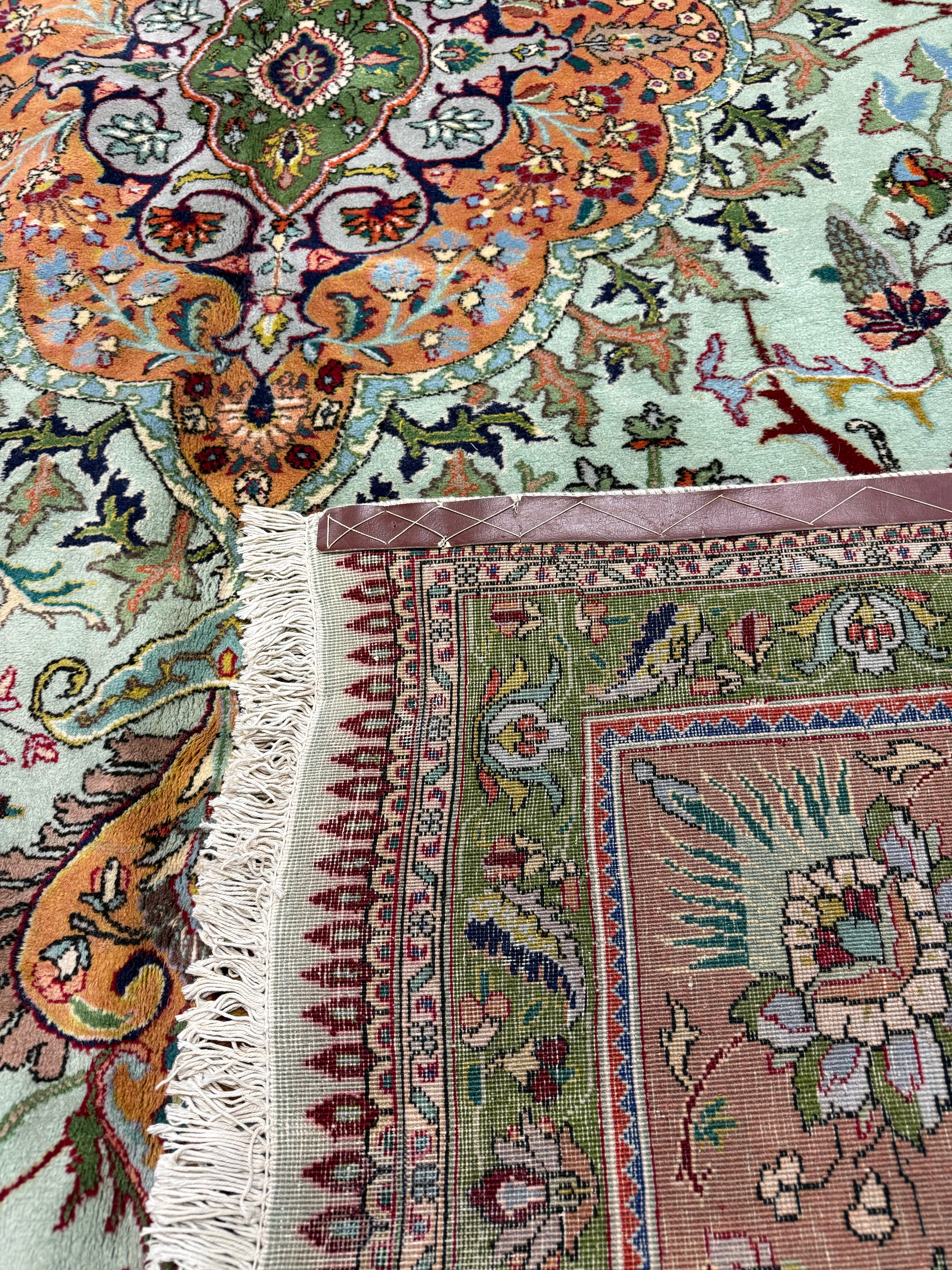 Vintage Tabriz Rug. Original rug photograph; SKU RZ5000; source IMG_8067.