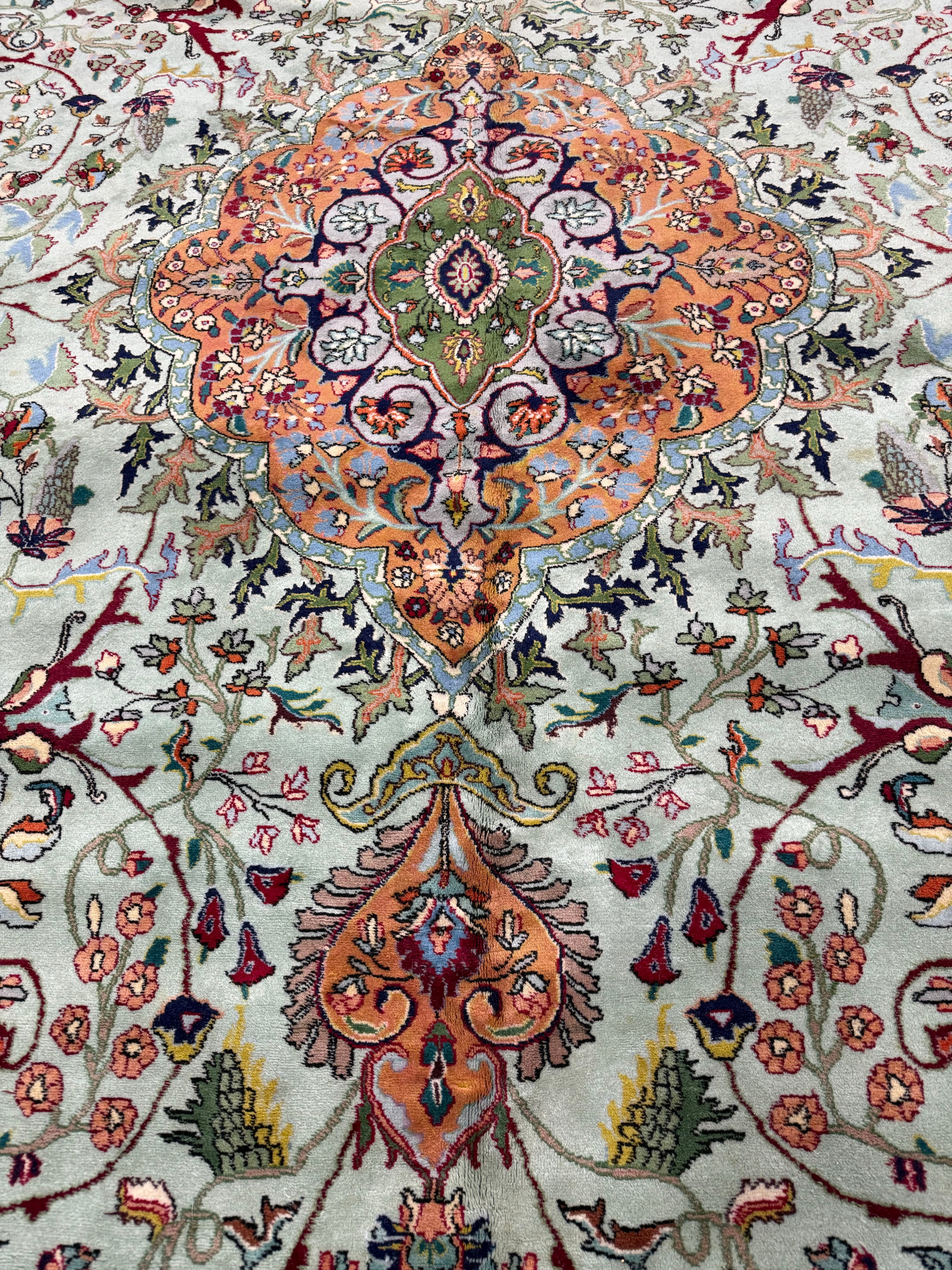 Vintage Tabriz Rug. Original rug photograph; SKU RZ5000; source IMG_8075.