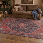 Abadeh Heybatlu Rug — Midnight Blue & Terracotta | 6'7" × 10'0" - Rug the Rock - available