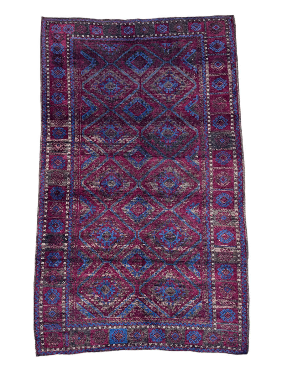 Afghan Baluch Rug | 4' 7" x 7' 11" - Rug the Rock - Medium Rugs | 3' 6' x 4' x 7'