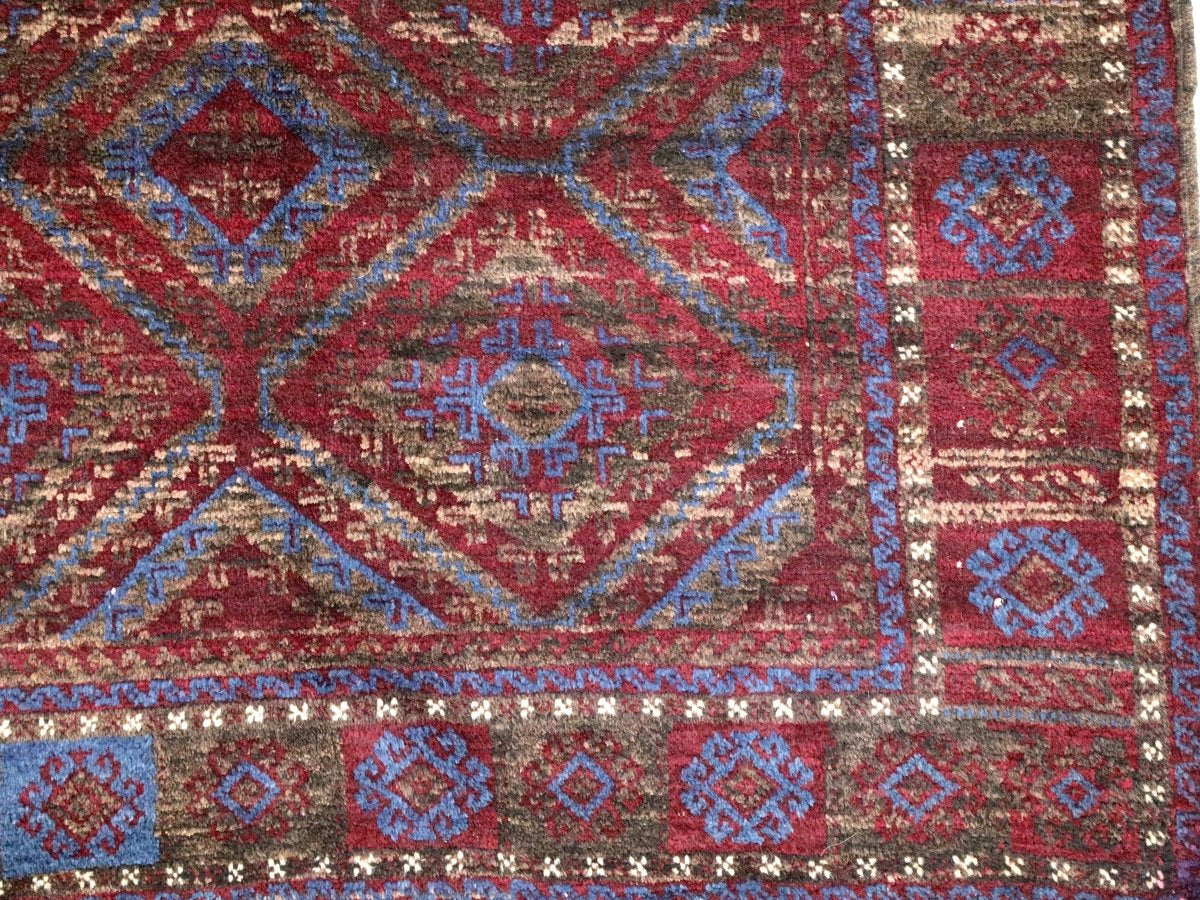 Afghan Baluch Rug | 4' 7" x 7' 11" - Rug the Rock - Medium Rugs | 3' 6' x 4' x 7'