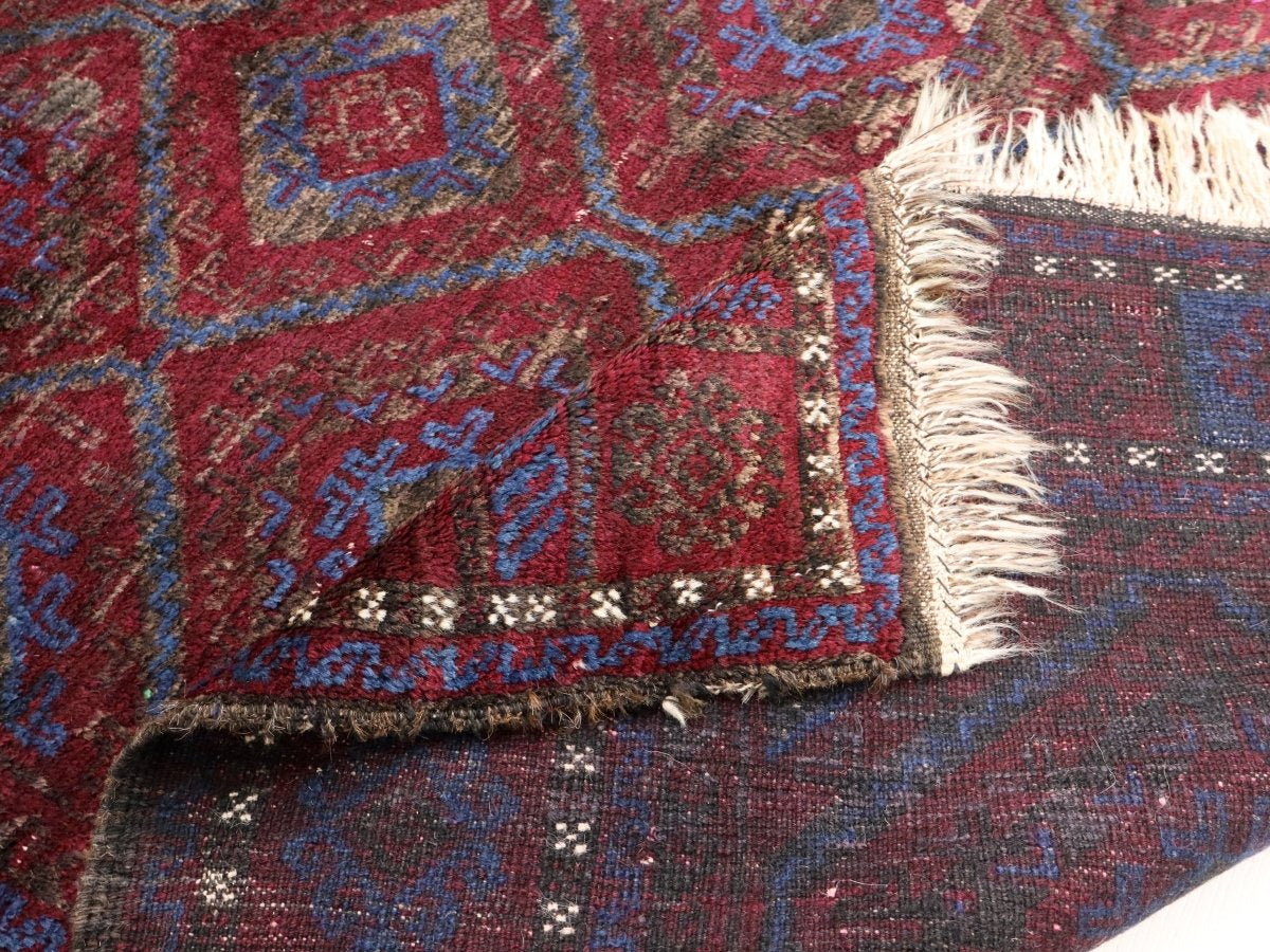 Afghan Baluch Rug | 4' 7" x 7' 11" - Rug the Rock - Medium Rugs | 3' 6' x 4' x 7'