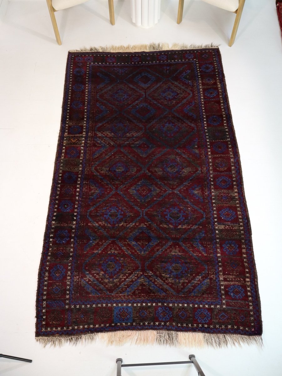 Afghan Baluch Rug | 4' 7" x 7' 11" - Rug the Rock - Medium Rugs | 3' 6' x 4' x 7'