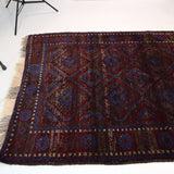 Afghan Baluch Rug | 4' 7" x 7' 11" - Rug the Rock - Medium Rugs | 3' 6' x 4' x 7'