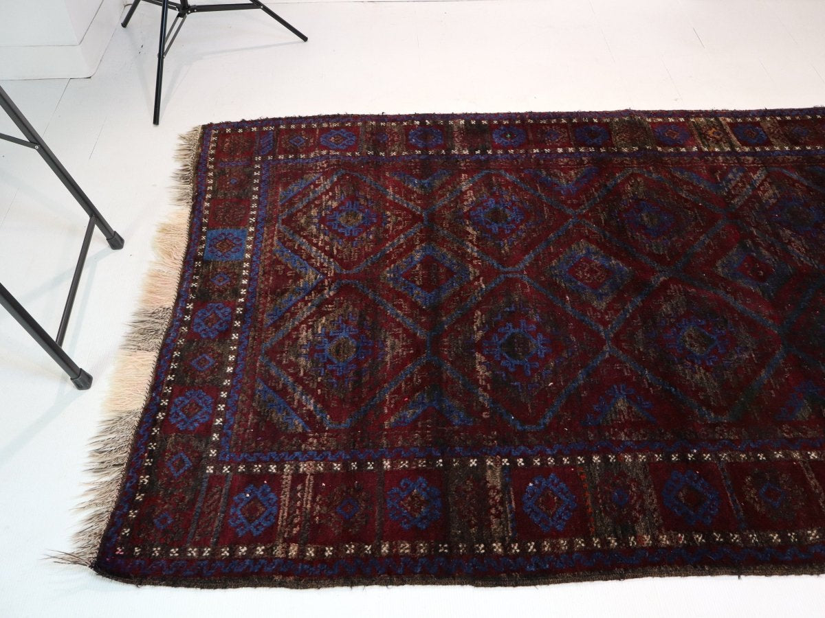 Afghan Baluch Rug | 4' 7" x 7' 11" - Rug the Rock - Medium Rugs | 3' 6' x 4' x 7'