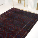 Afghan Baluch Rug | 4' 7" x 7' 11" - Rug the Rock - Medium Rugs | 3' 6' x 4' x 7'