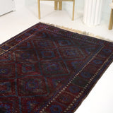 Afghan Baluch Rug | 4' 7" x 7' 11" - Rug the Rock - Medium Rugs | 3' 6' x 4' x 7'