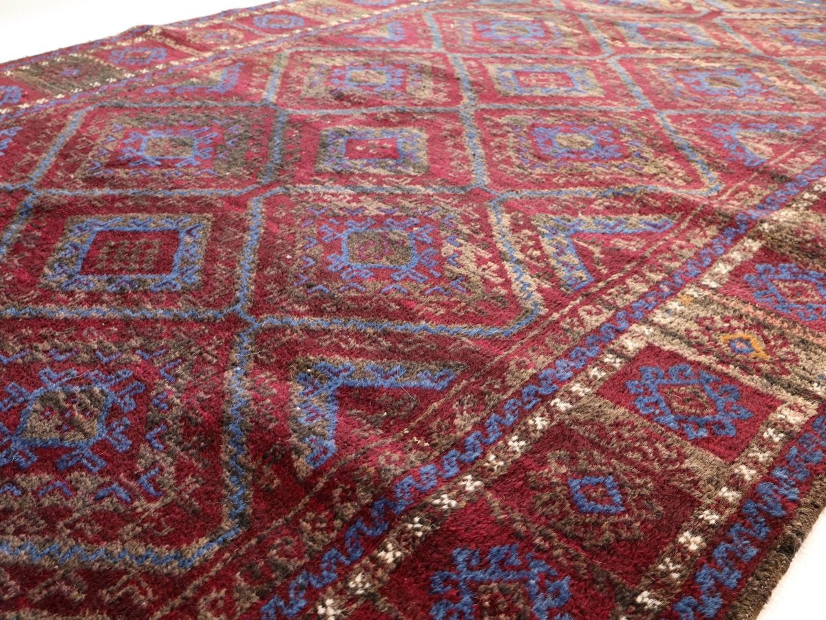 Afghan Baluch Rug | 4' 7" x 7' 11" - Rug the Rock - Medium Rugs | 3' 6' x 4' x 7'