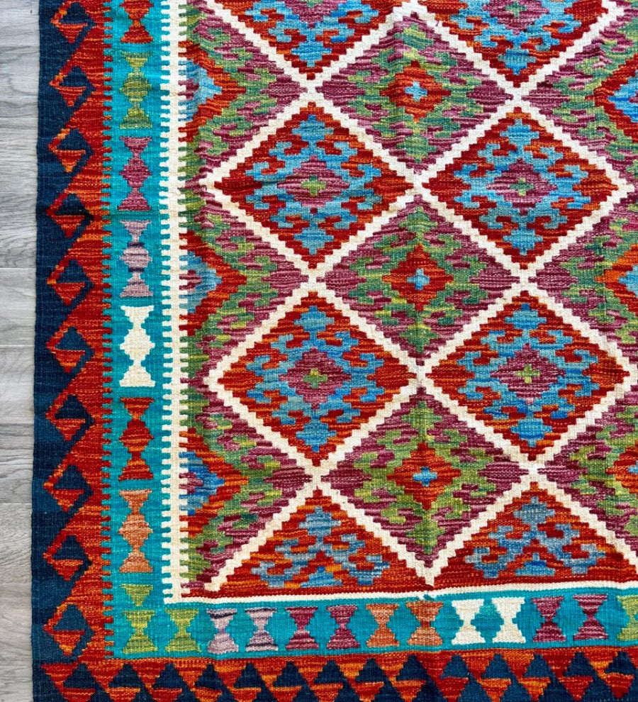 Afghan Chobi Kilim Rug | 4' 3" x 5' 9" - Rug the Rock