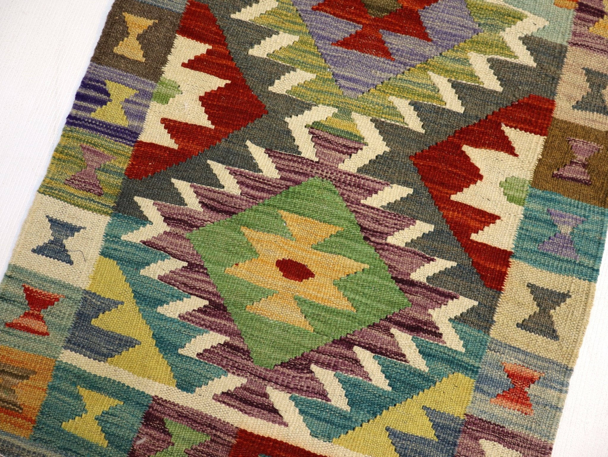 Afghan Maimana Kilim Rug | 1' 11" x 2' 11" - Rug the Rock - available