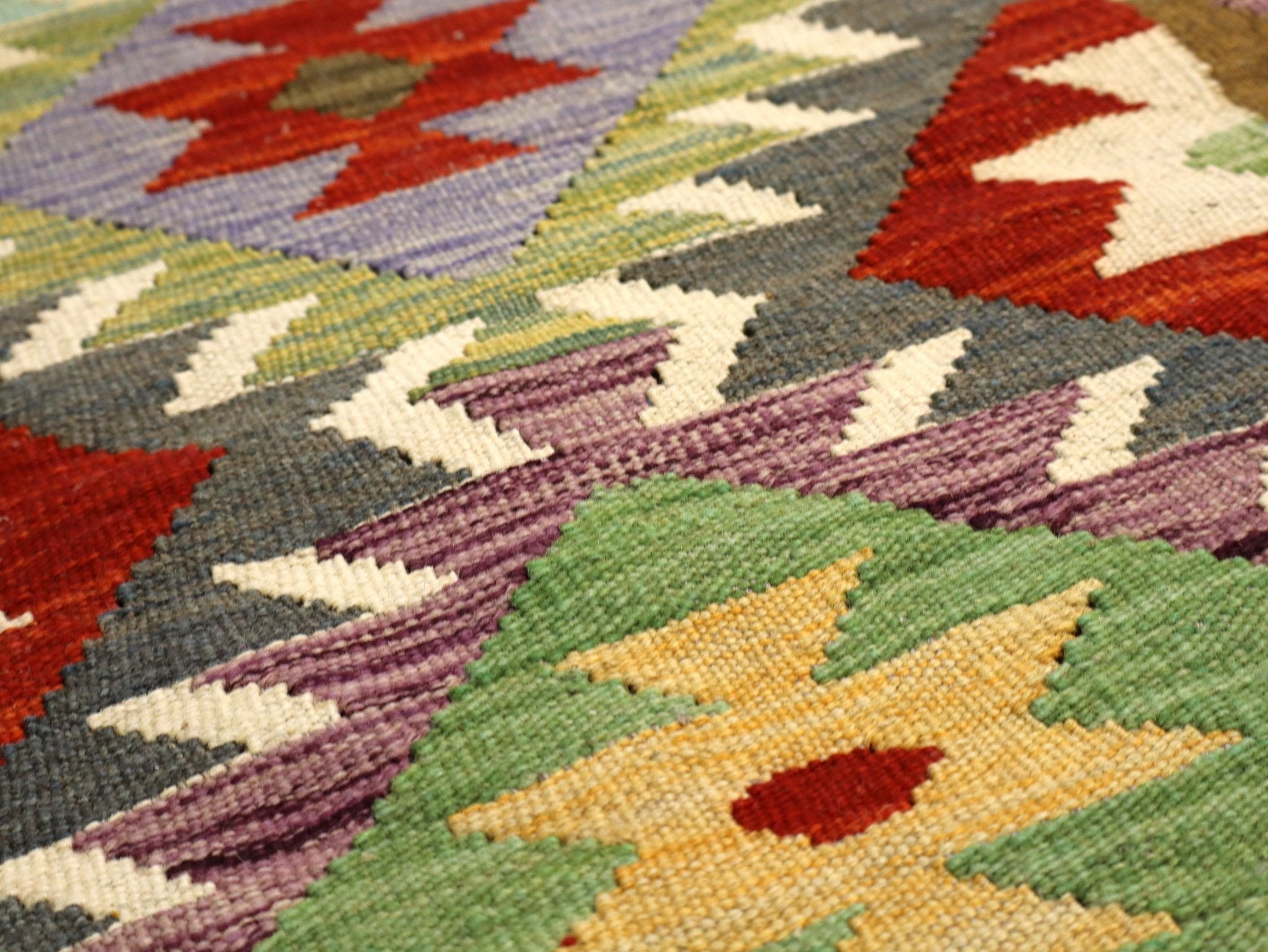 Afghan Maimana Kilim Rug | 1' 11" x 2' 11" - Rug the Rock - available