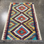 Afghan Maimana Kilim Rug | 2' 1" x 3' 3" - Rug the Rock - available
