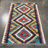 Afghan Maimana Kilim Rug | 2' 1" x 3' 3" - Rug the Rock - available