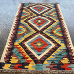 Afghan Maimana Kilim Rug | 2' 1" x 3' 3" - Rug the Rock - available