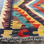 Afghan Maimana Kilim Rug | 2' 1" x 3' 3" - Rug the Rock - available