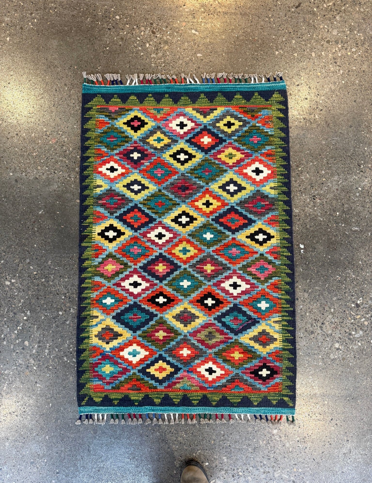 Afghan Maimana Kilim Rug | 2' 10" x 4' 5" - Rug the Rock - available