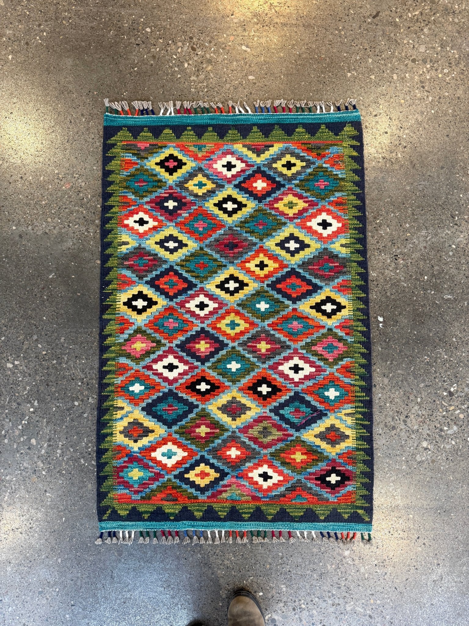 Afghan Maimana Kilim Rug | 2' 10" x 4' 5" - Rug the Rock - available