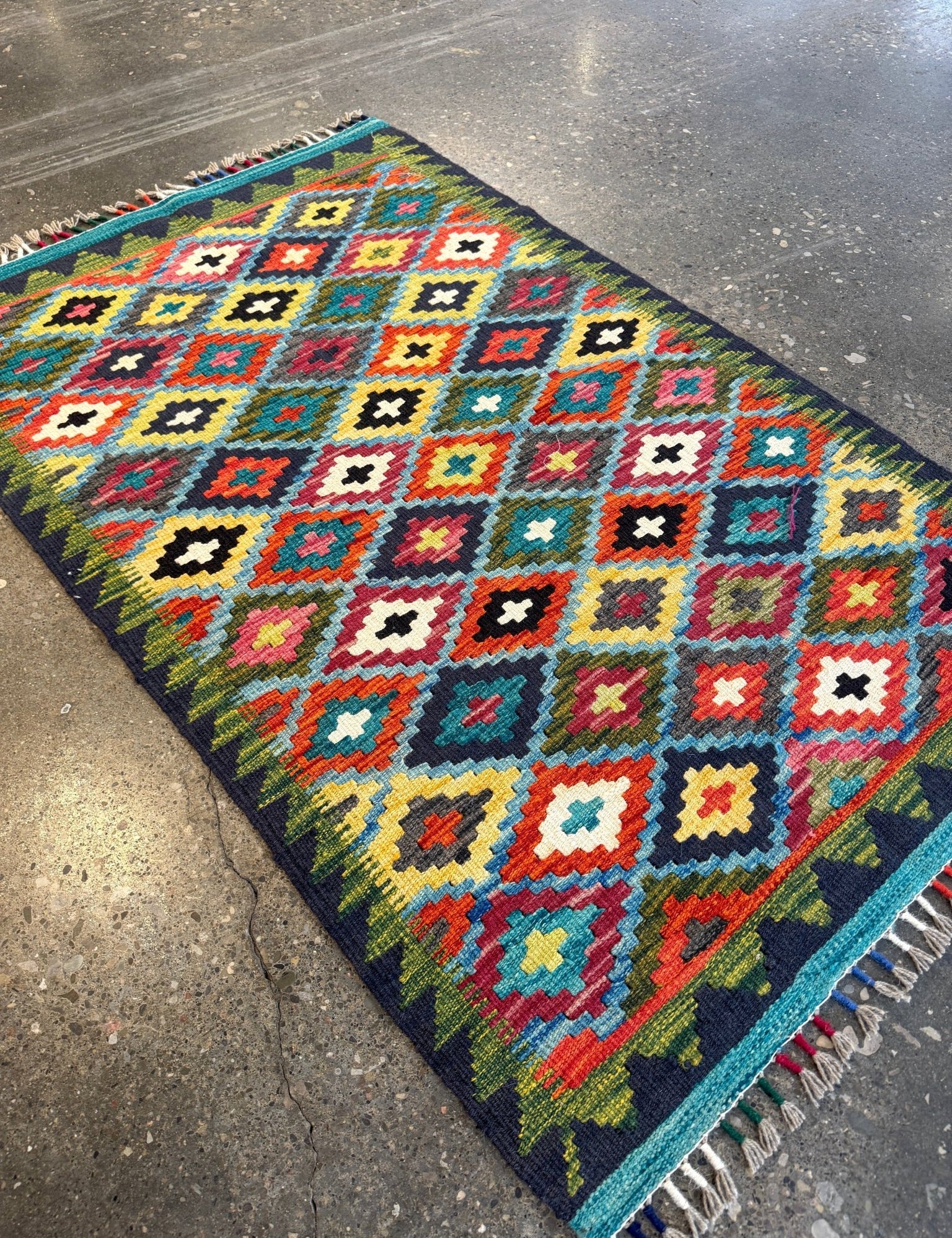 Afghan Maimana Kilim Rug | 2' 10" x 4' 5" - Rug the Rock - available
